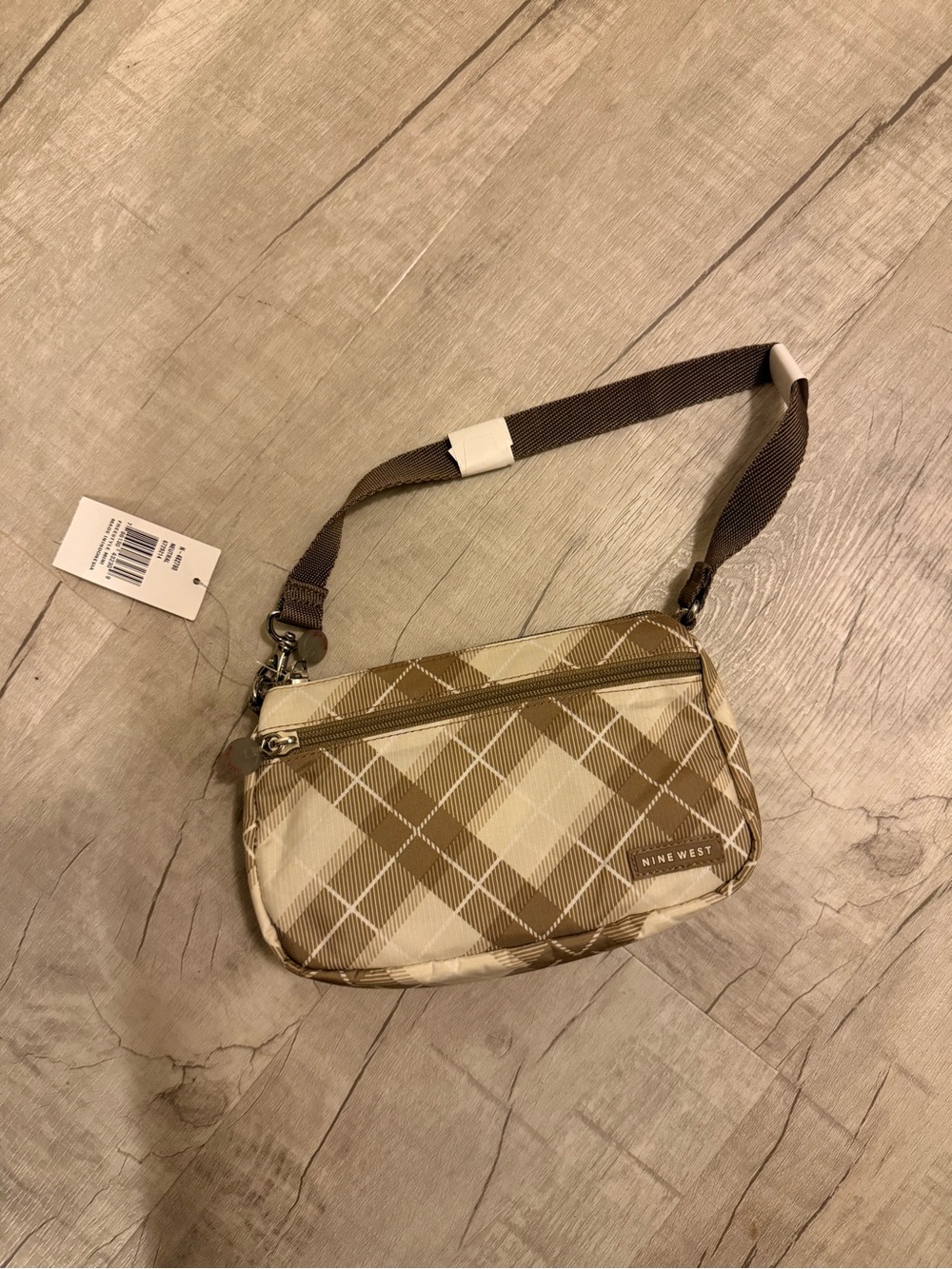 MINI SHOULDER Nine West Freestyle Plaid Bag